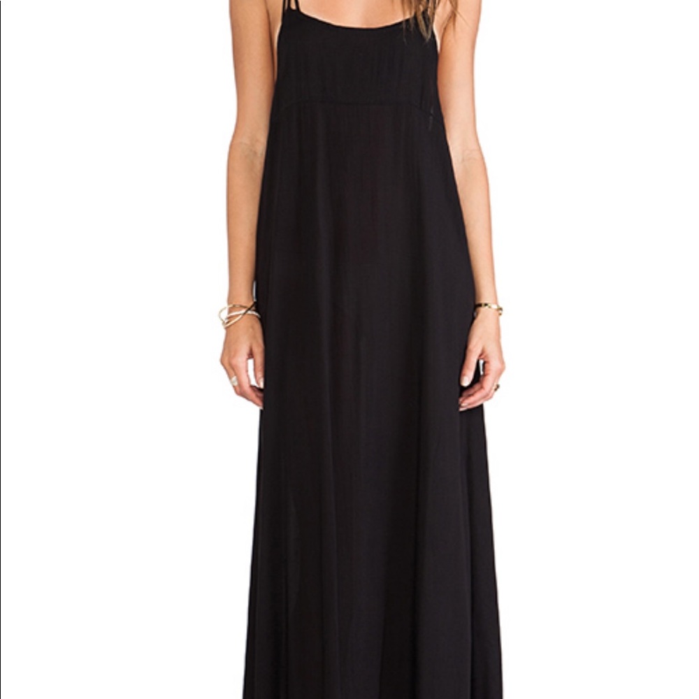 Acacia stripe long dress